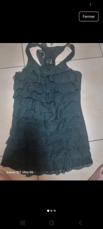Debardeur dentelle