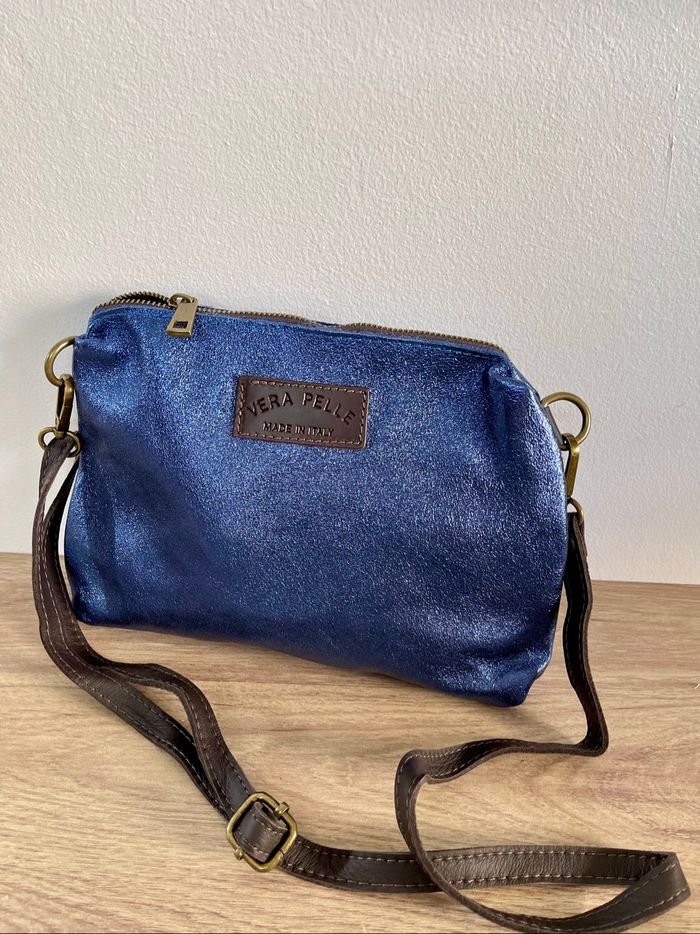 Sac à main en cuir italien multi fonctions - photo numéro 8