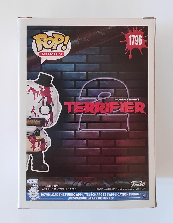 Funko POP Art The Clown & Tête #1796 - Terrifier - Figurine Vinyle - photo numéro 3