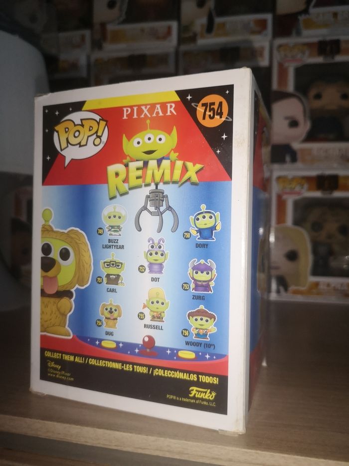 Funko pop Disney Pixar Remix 754 Dug - photo numéro 3