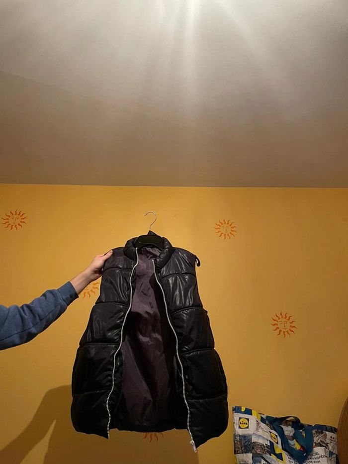 Doudoune sans manche, noir. - photo numéro 4