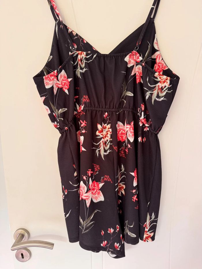 Combi-short à fleurs – Taille XL – Bretelles réglables - photo numéro 2