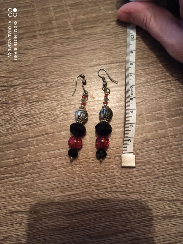 Boucles d'oreilles artisanales - photo numéro 2