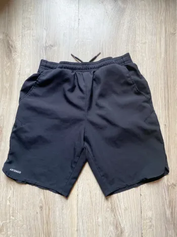 Short noir enfant sport taille 14 ans decathlon