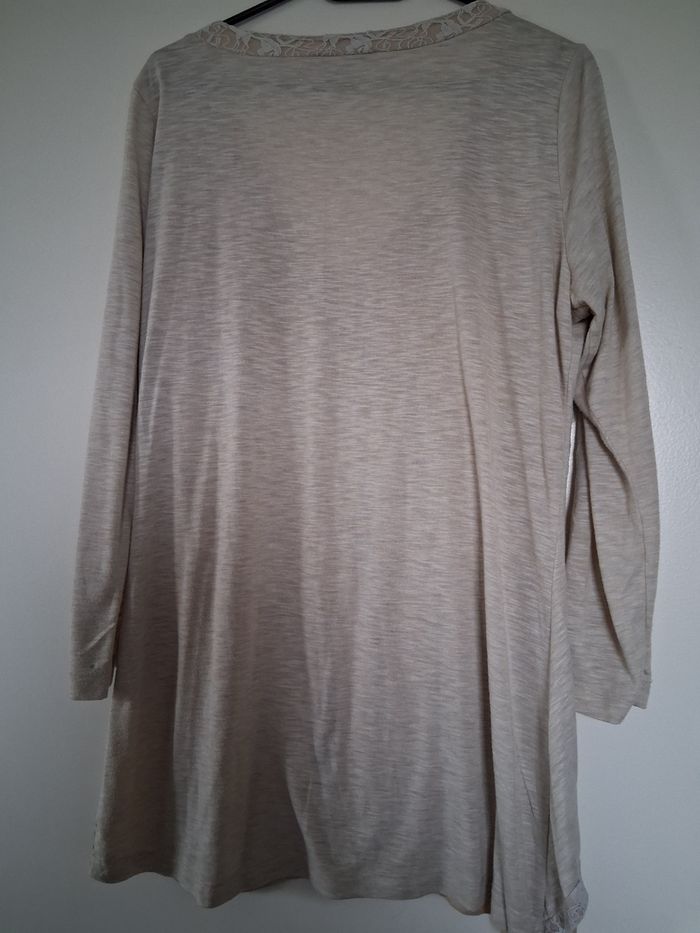 Tunique beige et marron " t- XL " - photo numéro 2