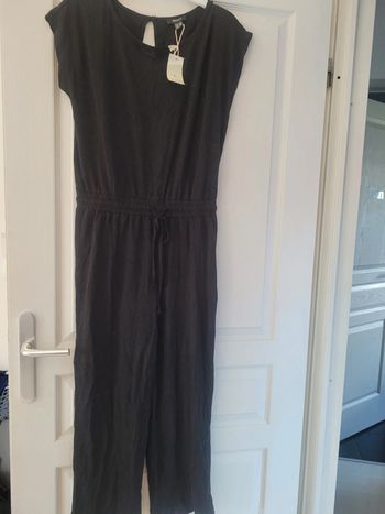 combinaison en lin noir neuve taille 38 /40