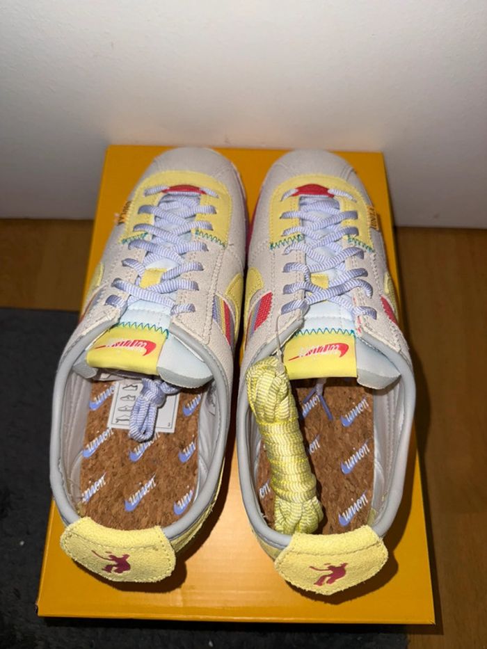 Nike Cortez Union SP Citron givré - photo numéro 5