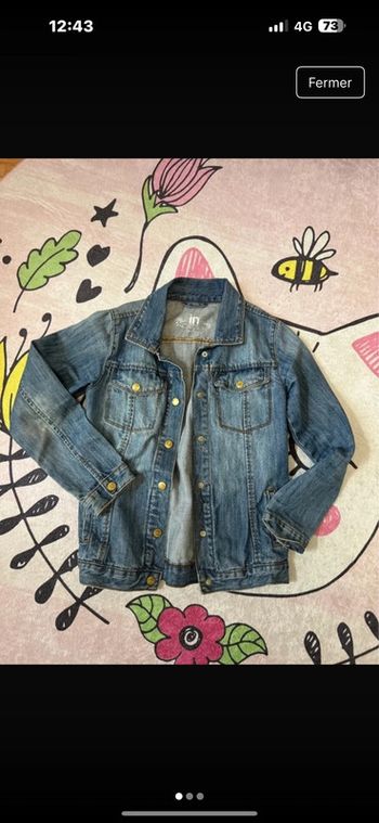 Veste en Jean 12 ans