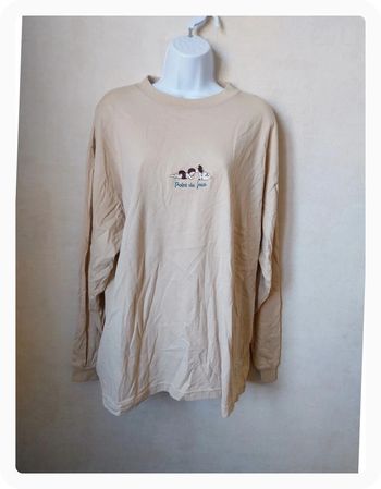 Sweat manche longue léger taille 46