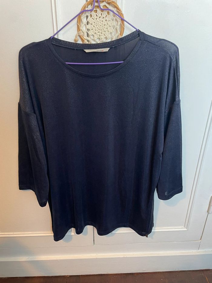 Teeshirt manches longue bleu nuit