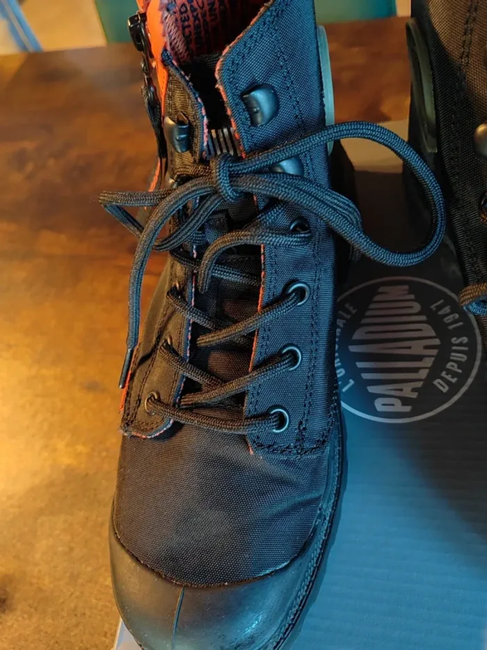 Palladium noir et orange - photo numéro 6
