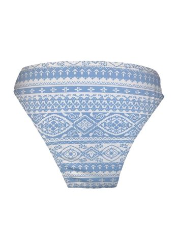 Bas maillot de bain bleu ciel motifs ethniques Ardène Swim  Taille XL