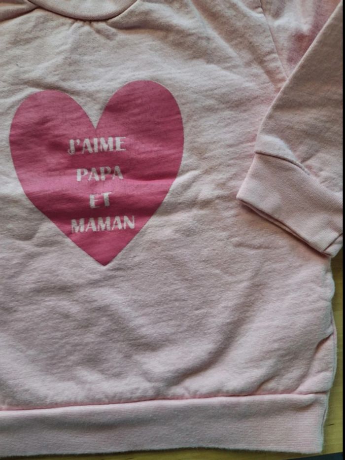 Pull pour fille taille 12mois très bon état - photo numéro 3