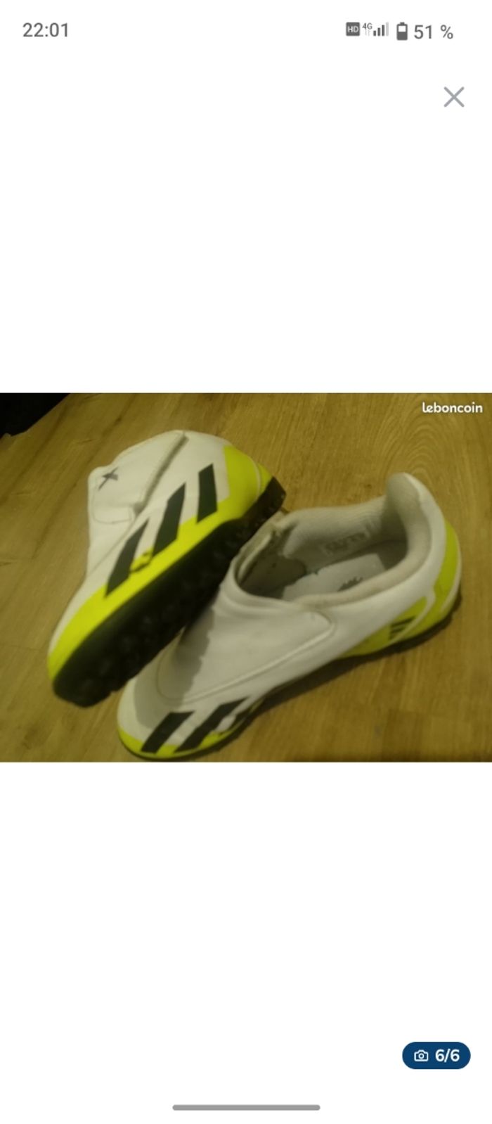 Chaussures de foot salle