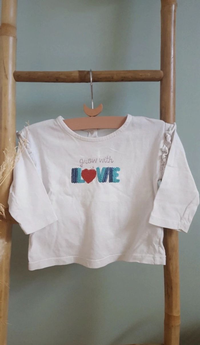 T-shirt manches longues "grow with love"