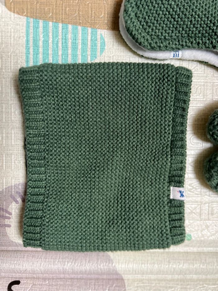 Ensemble bonnet + gants + snood - photo numéro 4