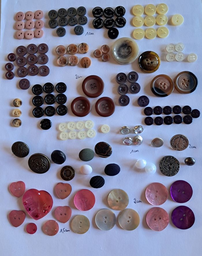 Lot de boutons de couture - photo numéro 4