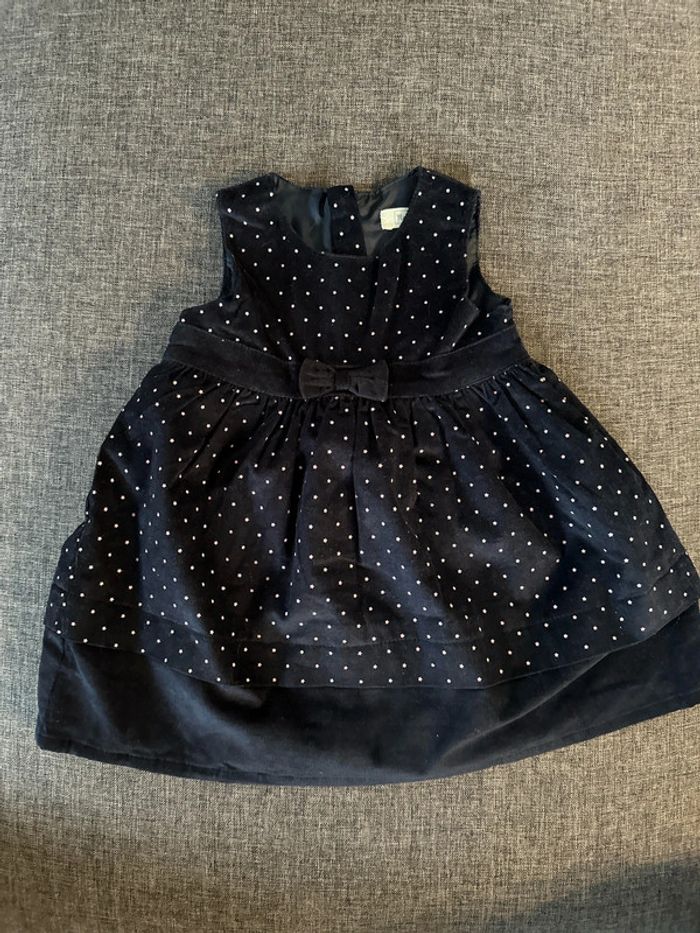 Robe velours 6 mois