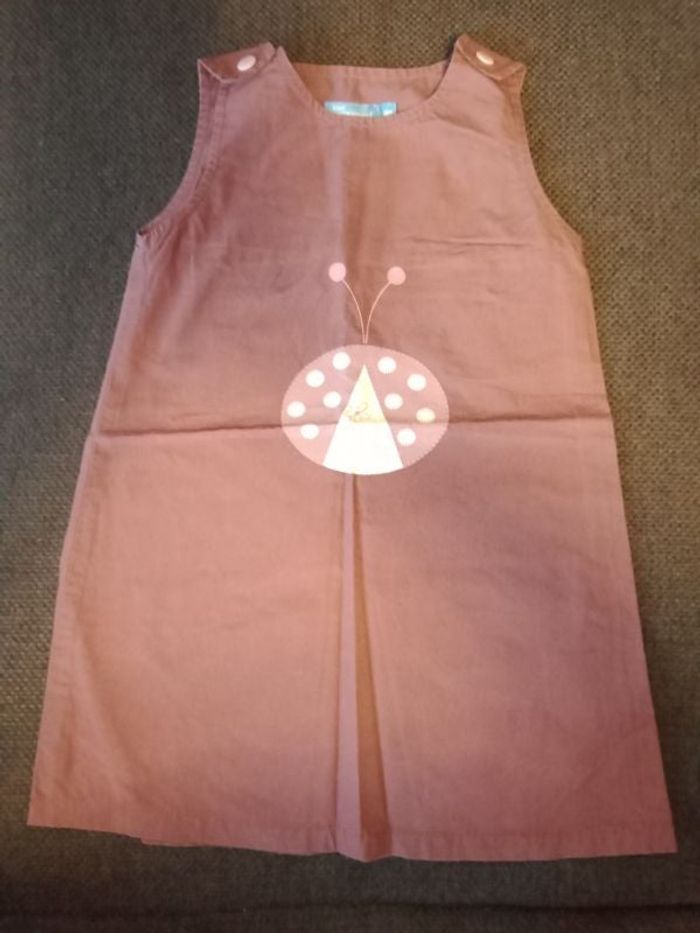 Robe violette sans manches coccinelle đ
