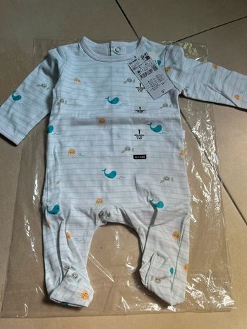 Pyjama bébé animaux de la mer/océan