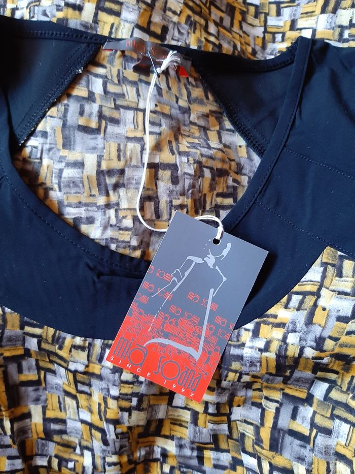 MIA SOANA -Tunique Jaune et noir T40 - photo numéro 7