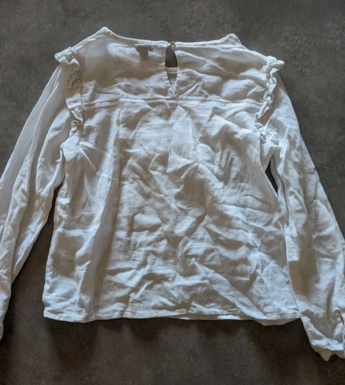 Blouse blanche 10 ans - photo numéro 2