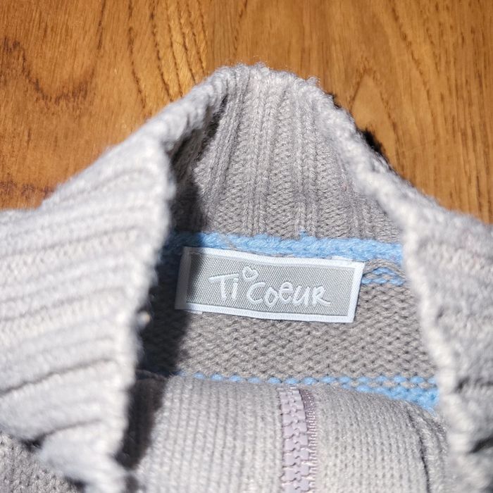 Gilet zippé 9 mois - photo numéro 2