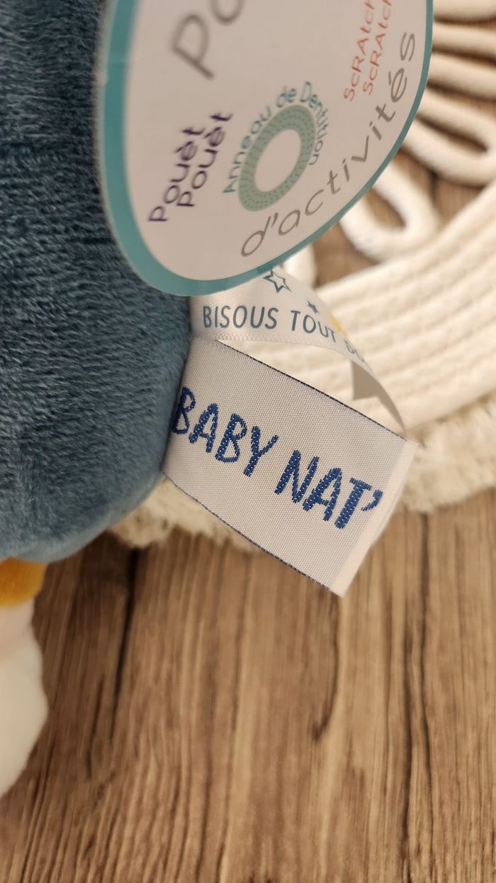 Doudou bébé Ours Baby Nat Neuf - photo numéro 10