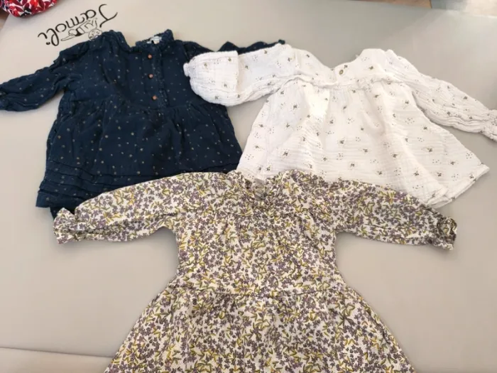 Lot de 3 robes été un petit gilet - photo numéro 2