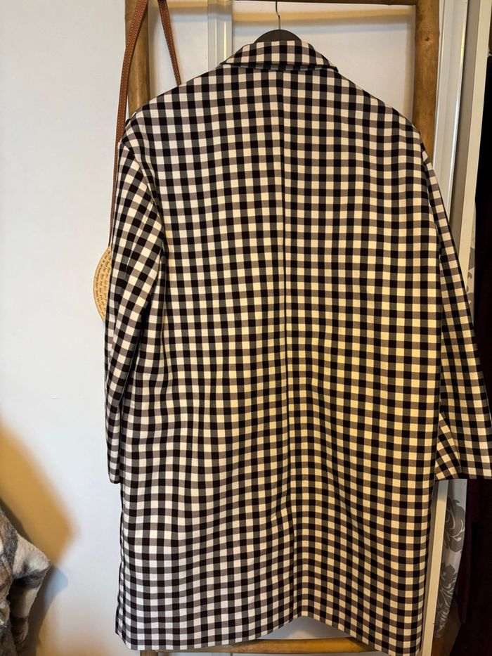 Manteau à carreaux Galeries Lafayette - photo numéro 3