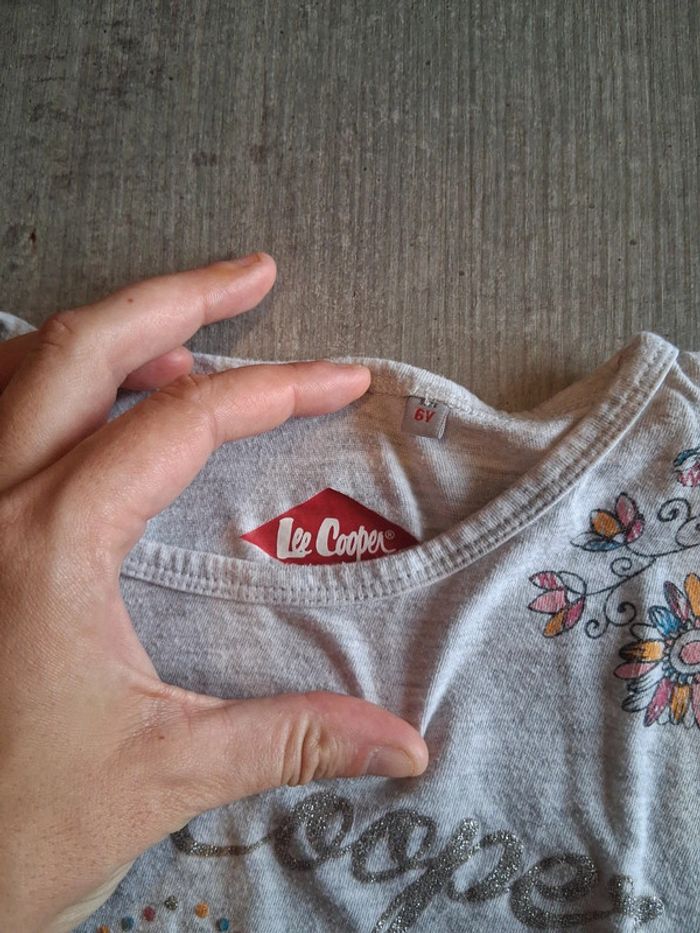 T-shirt manches courtes 6ans Lee cooper - photo numéro 2