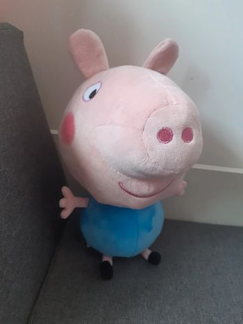 Peluche / doudou Peppa Pig George le petit frère