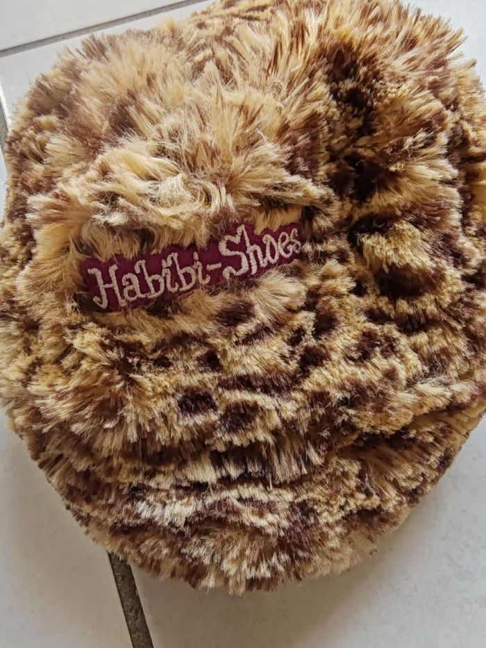 Chaussons Chauffants léopard taille 39 senteur lavande Habibi Plush - photo numéro 2