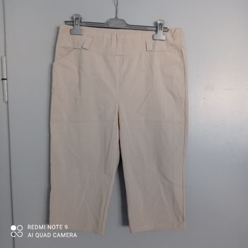 Pantacourt bermuda beige t46