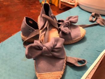 Chaussures été couleur jean