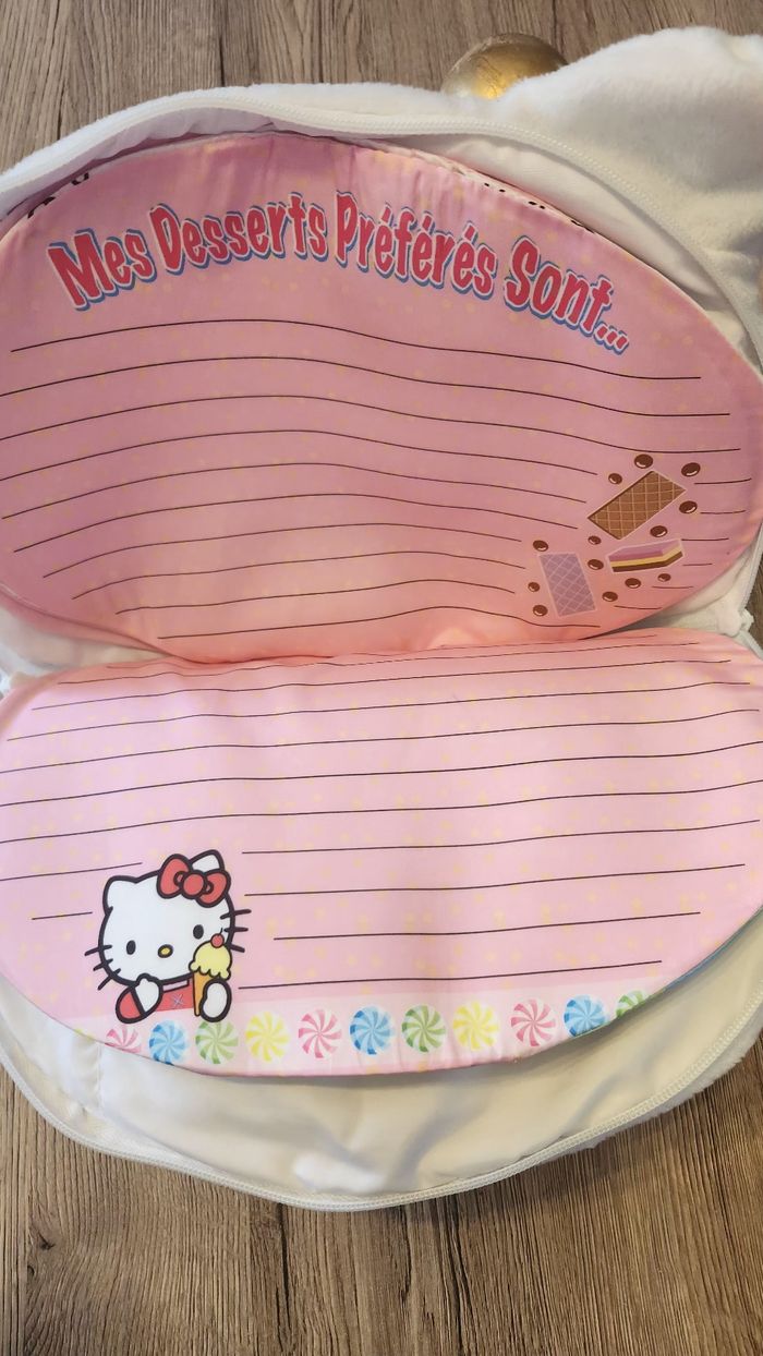 Coussin Hello Kitty Blanc - photo numéro 7