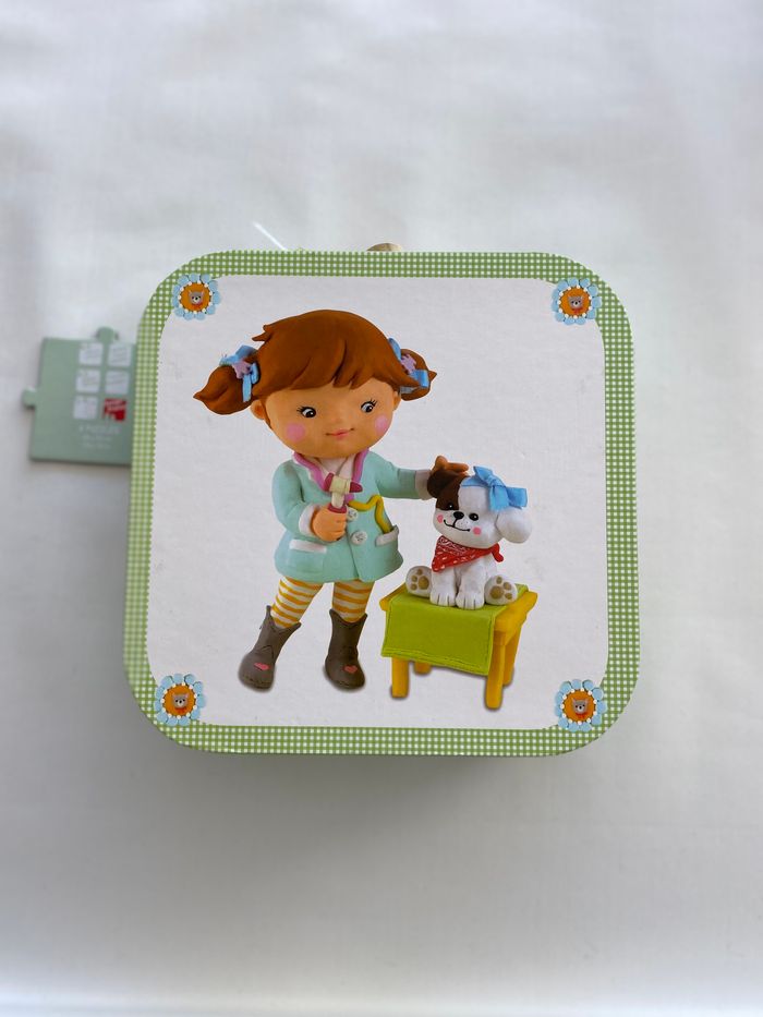 4 puzzles Lou au vétérinaire dans valisette qu’anode