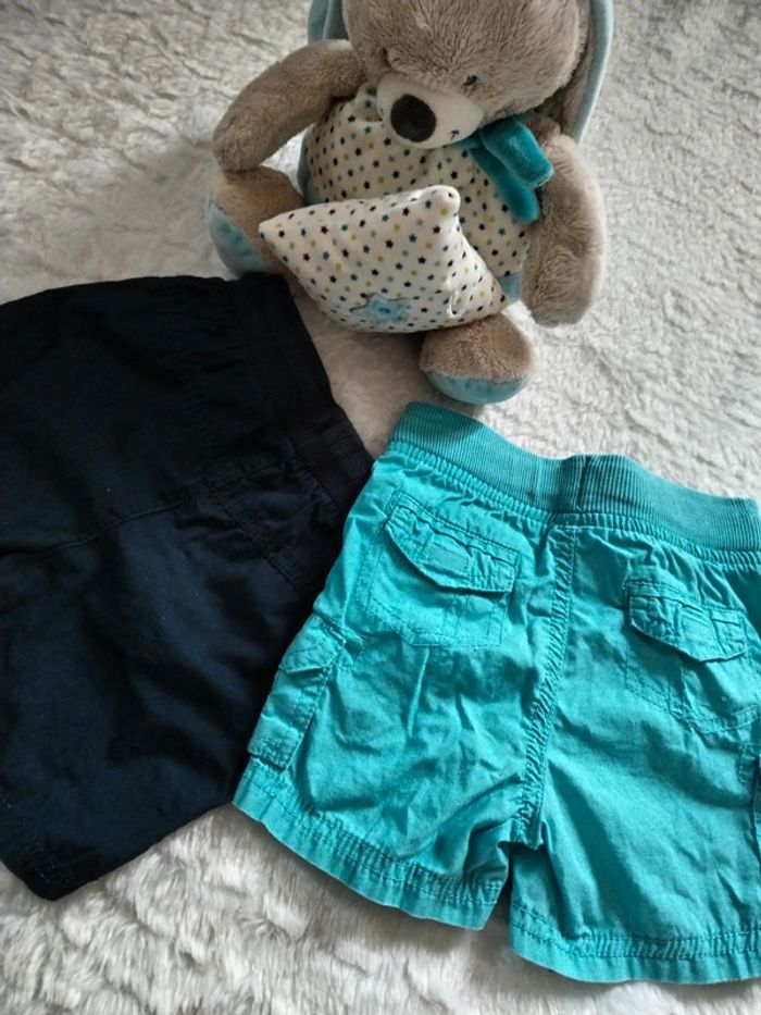 Lot de 2 shorts 18mois - photo numéro 3