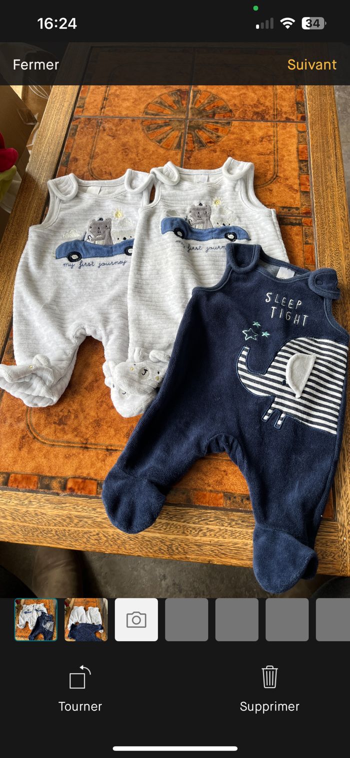 Lot Salopettes naissances