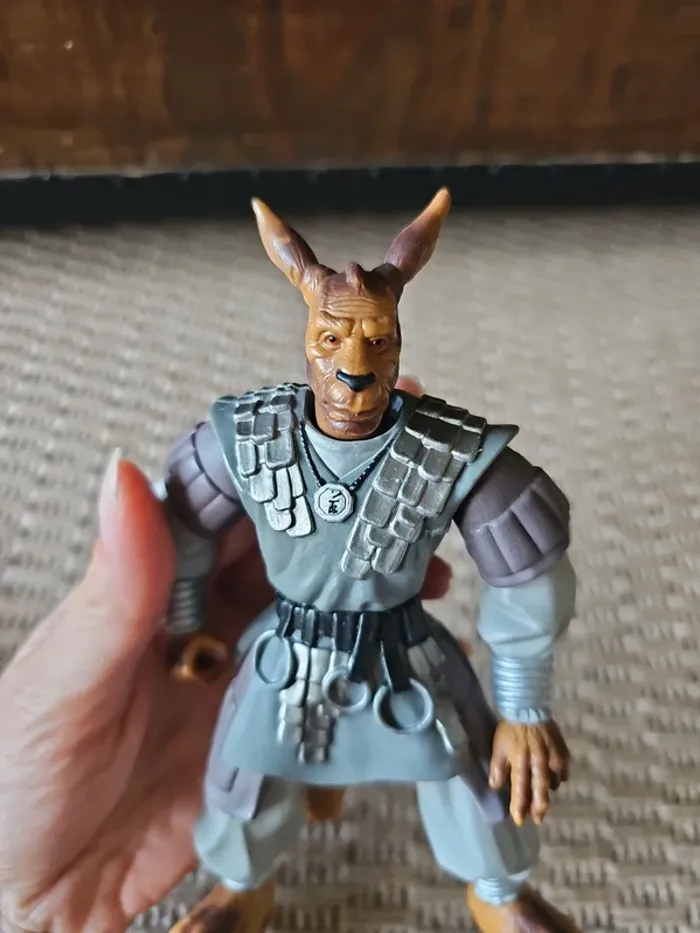 Figurine kangourou guerriers de la vertue vintage - photo numéro 11