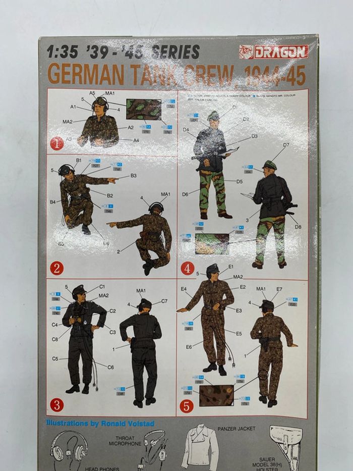 Dragon maquette German tank crew 1944-45 - photo numéro 2