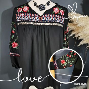 🌺 Blouse manches longues