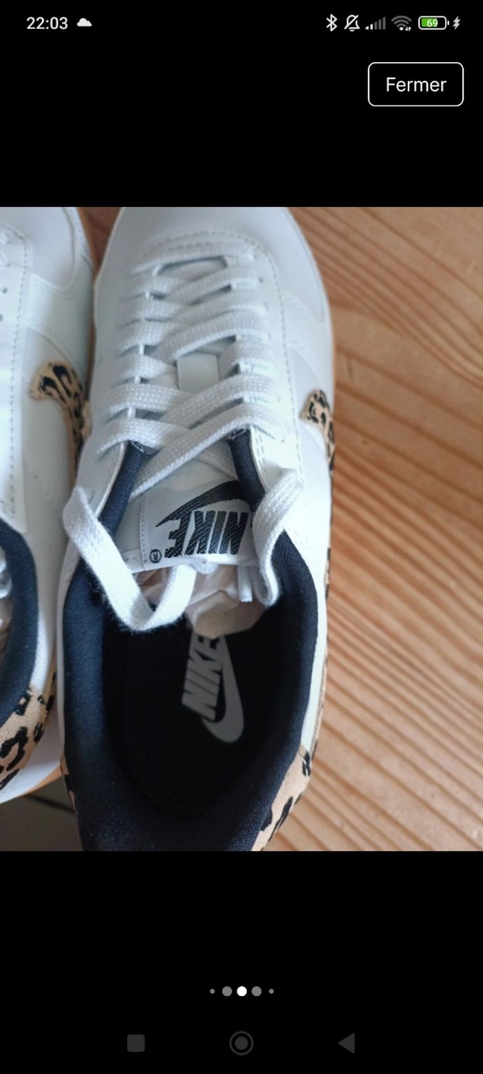 basket tennis Nike léopard - photo numéro 3