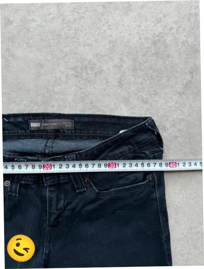 Jeans Levi's Demi Curve W27 FR36 L32 coupe skinny noir Femme Women pan532b - photo numéro 3