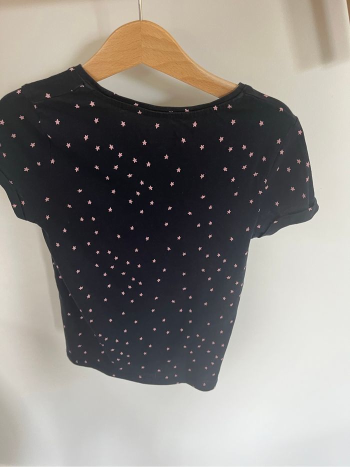 T-shirt Kiabi 8ans marine étoile - photo numéro 2