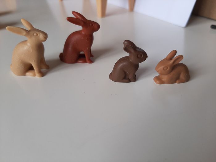 Playmobil lot clapier à lapins et enfants - photo numéro 4