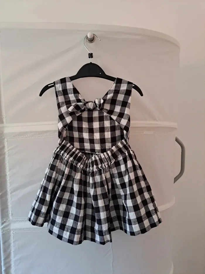 Robe carreaux été fille - photo numéro 2