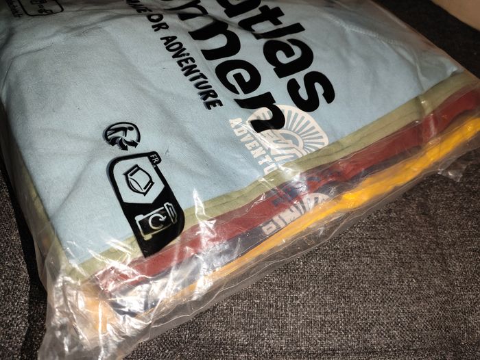 Lot de 7 t shirt en coton atlas for men adventure neuf taille XL