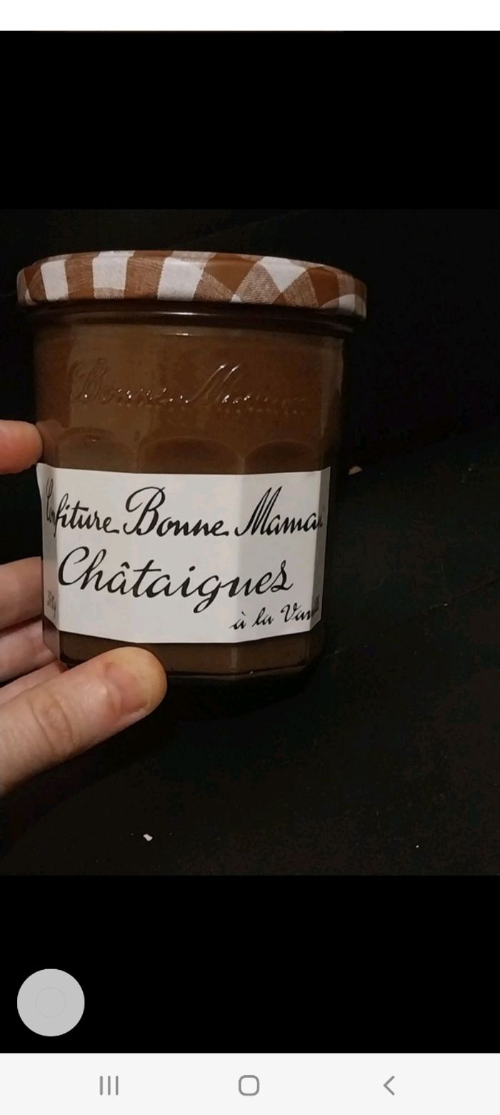 Confiture bonne maman à la chataigne  370 grammes - photo numéro 2
