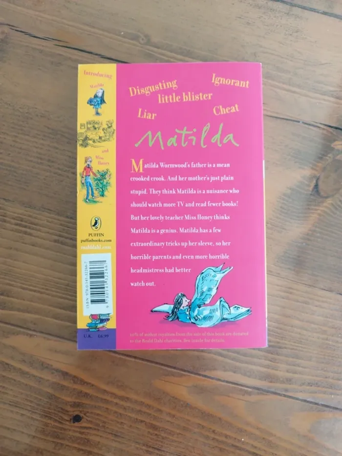 Mathilda Roald Dahl en anglais - photo numéro 3